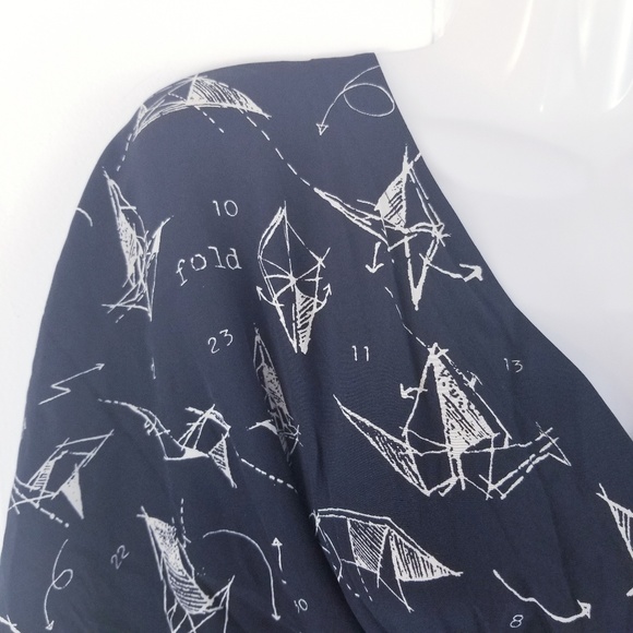 🚫SOLD🚫 Rare Anthropologie Many Folds Silk Dress - Picture 7 of 8